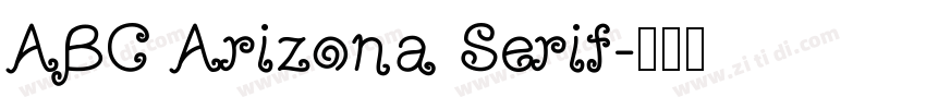 ABC Arizona Serif字体转换